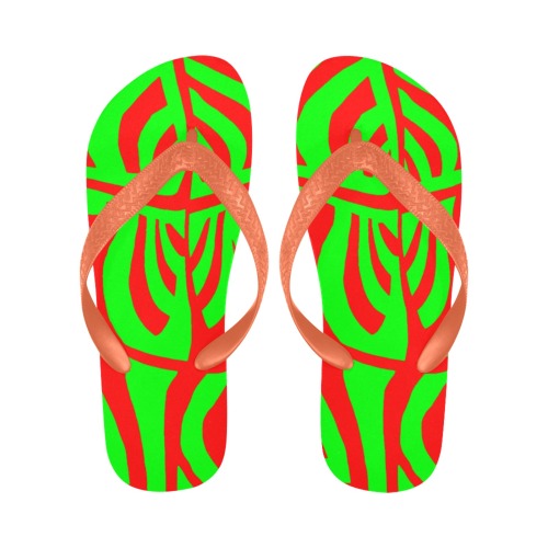 aaa green r Flip Flops for Men/Women (Model 040)