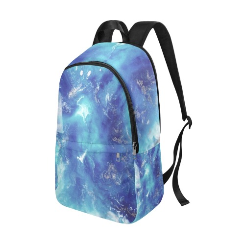 Encre Bleu Photo Fabric Backpack for Adult (Model 1659)