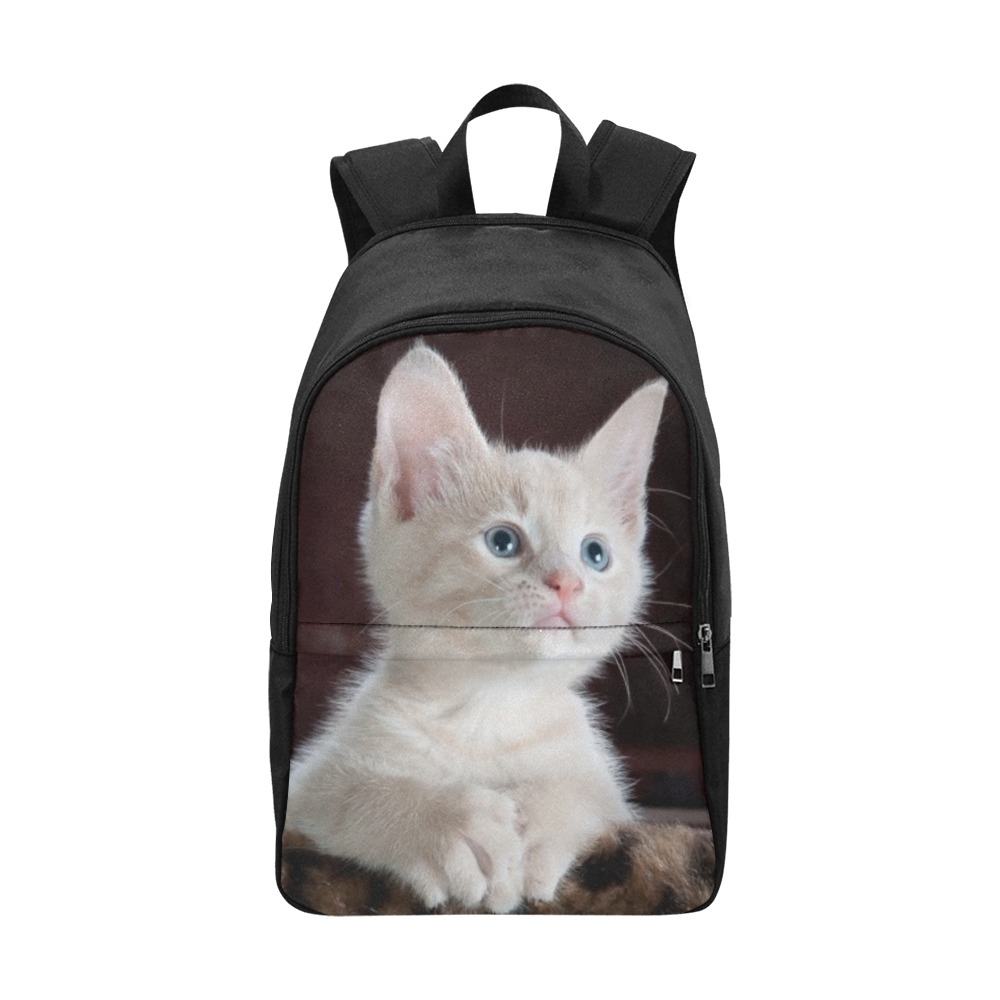 Cute Kitten Fabric Backpack for Adult (Model 1659)