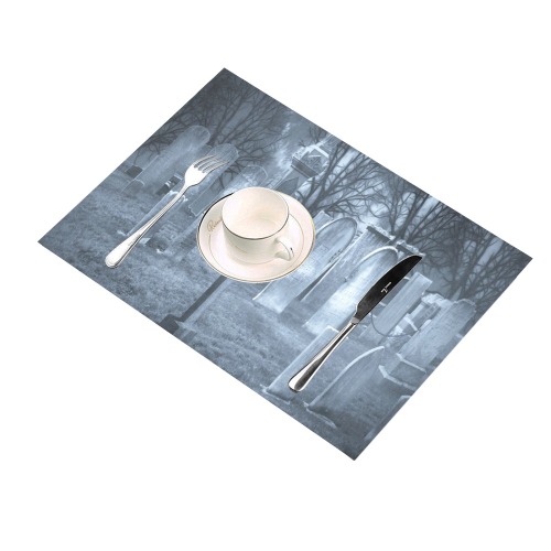 Haunted Cemetery Placemat 14’’ x 19’’ (Set of 6)