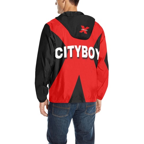 CITYBOY All Over Print Quilted Windbreaker for Men (Model H35)