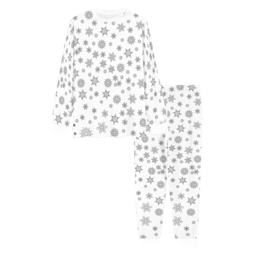 Snowflakes for Christmas Men's All Over Print Pajama Set