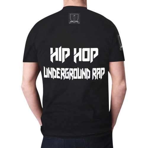 DIONIO Clothing - Underground Rap T-Shirt (Black) New All Over Print T-shirt for Men (Model T45)