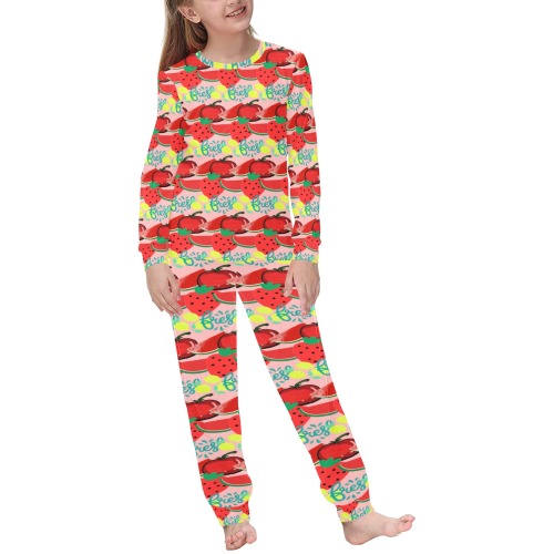 Fruits Kids' All Over Print Pajama Set