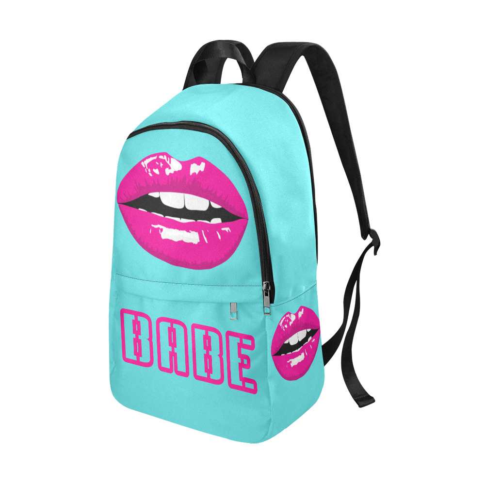 Lips babe backpack Fabric Backpack for Adult (Model 1659)