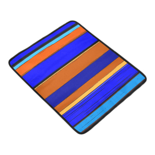 Abstract Blue And Orange 930 Beach Mat 78"x 60"