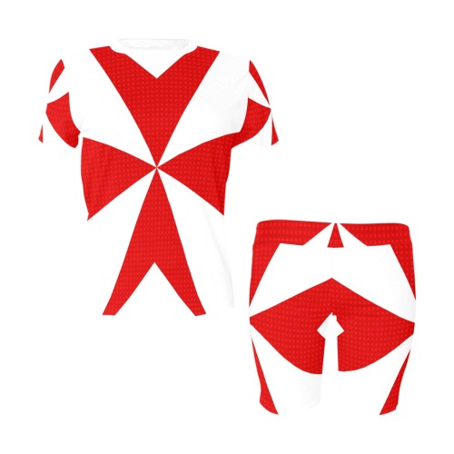 mxcp2000px-Cross_of_the_Scottish_Knights_Templar.svg Women's Short Yoga Set