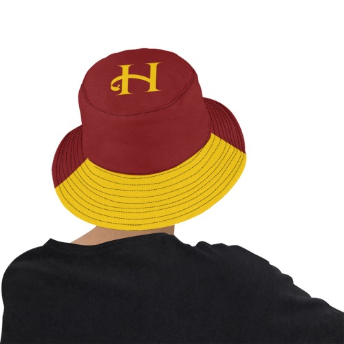 HP-Signature H Pattern Bucket Hat Unisex Summer Bucket Hat