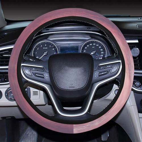 Morning Purple Sunrise Collection Steering Wheel Cover with Elastic Edge