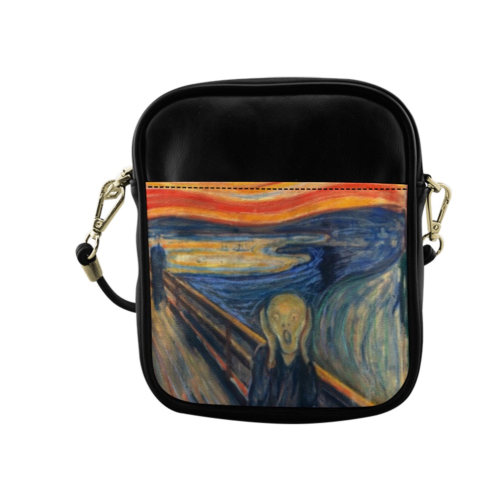 Edvard Munch-The scream Sling Bag (Model 1627)