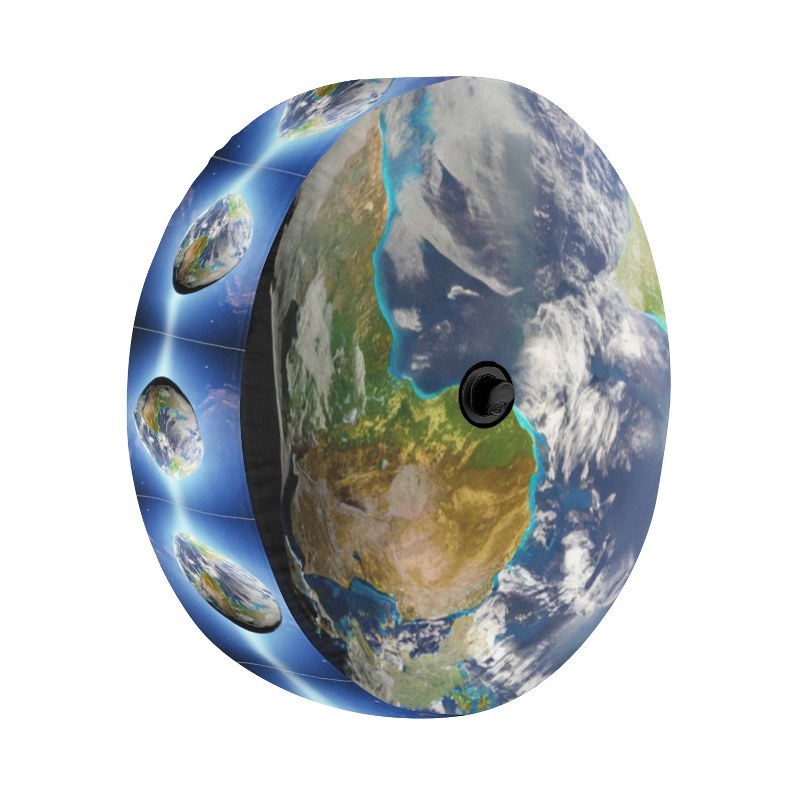 image of earth Spare Tire Cover with Backup Camera Hole (34 Inch)