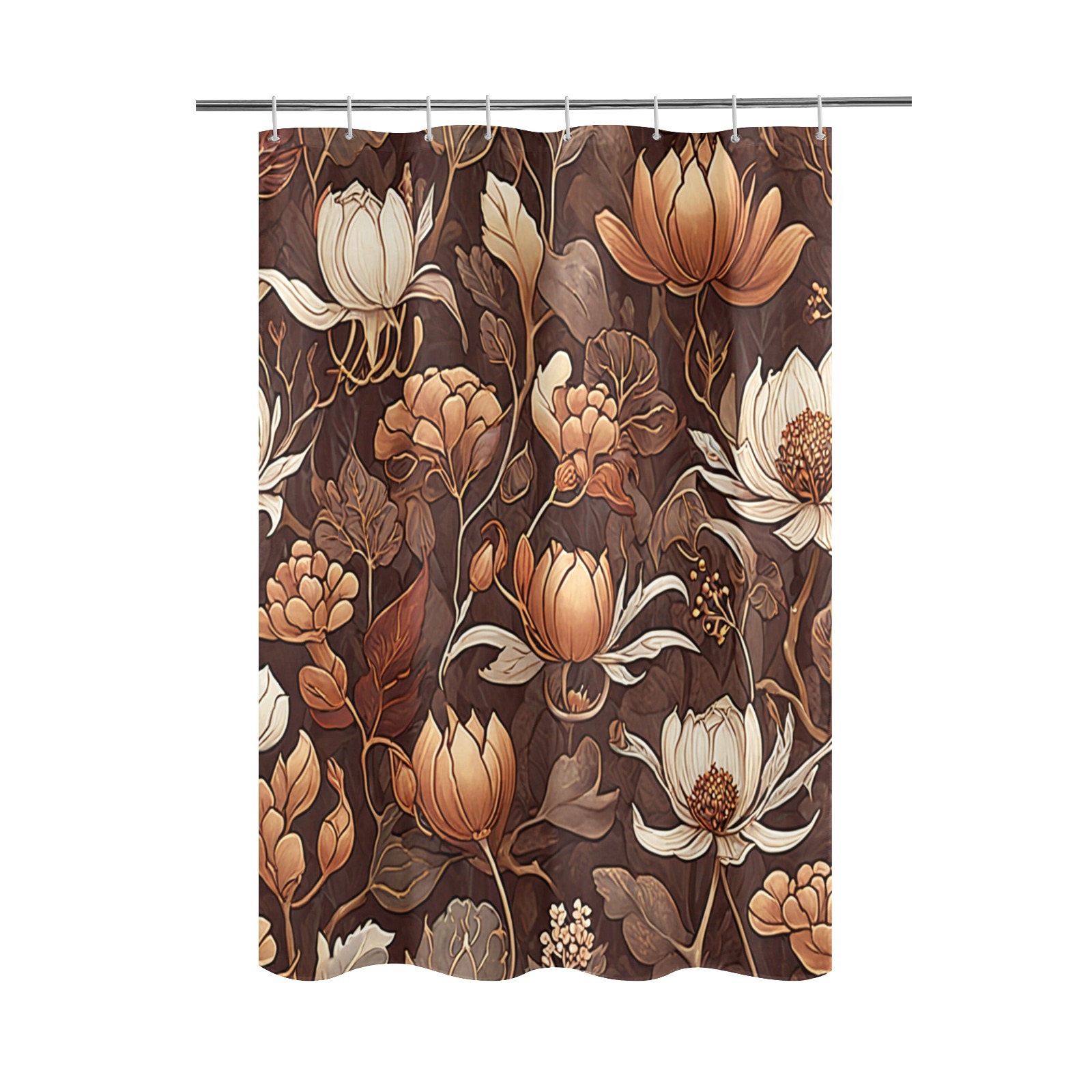 Fabulous Florals 38 Shower Curtain 48"x72"