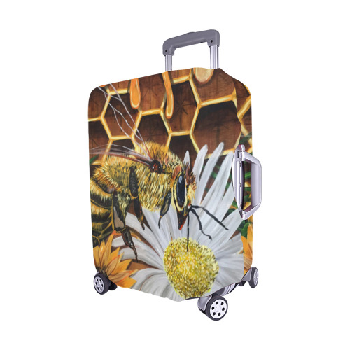 Busy Bee Luggage Cover/Medium 22"-25"