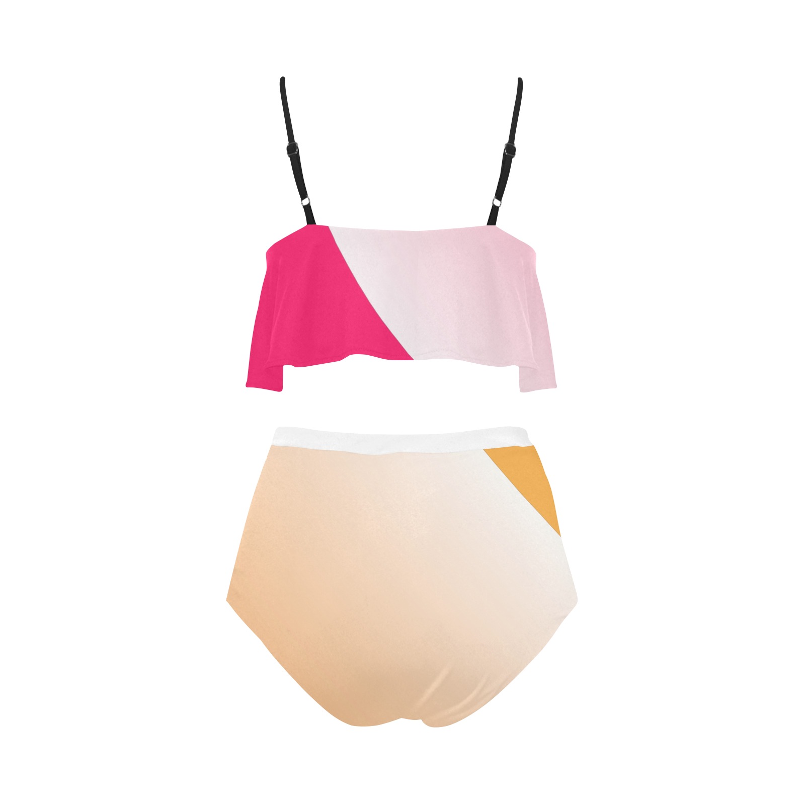 | Lesbihonest - High Waisted Ruffle Bikini | High Waisted Ruffle Bikini Set (Model S13)