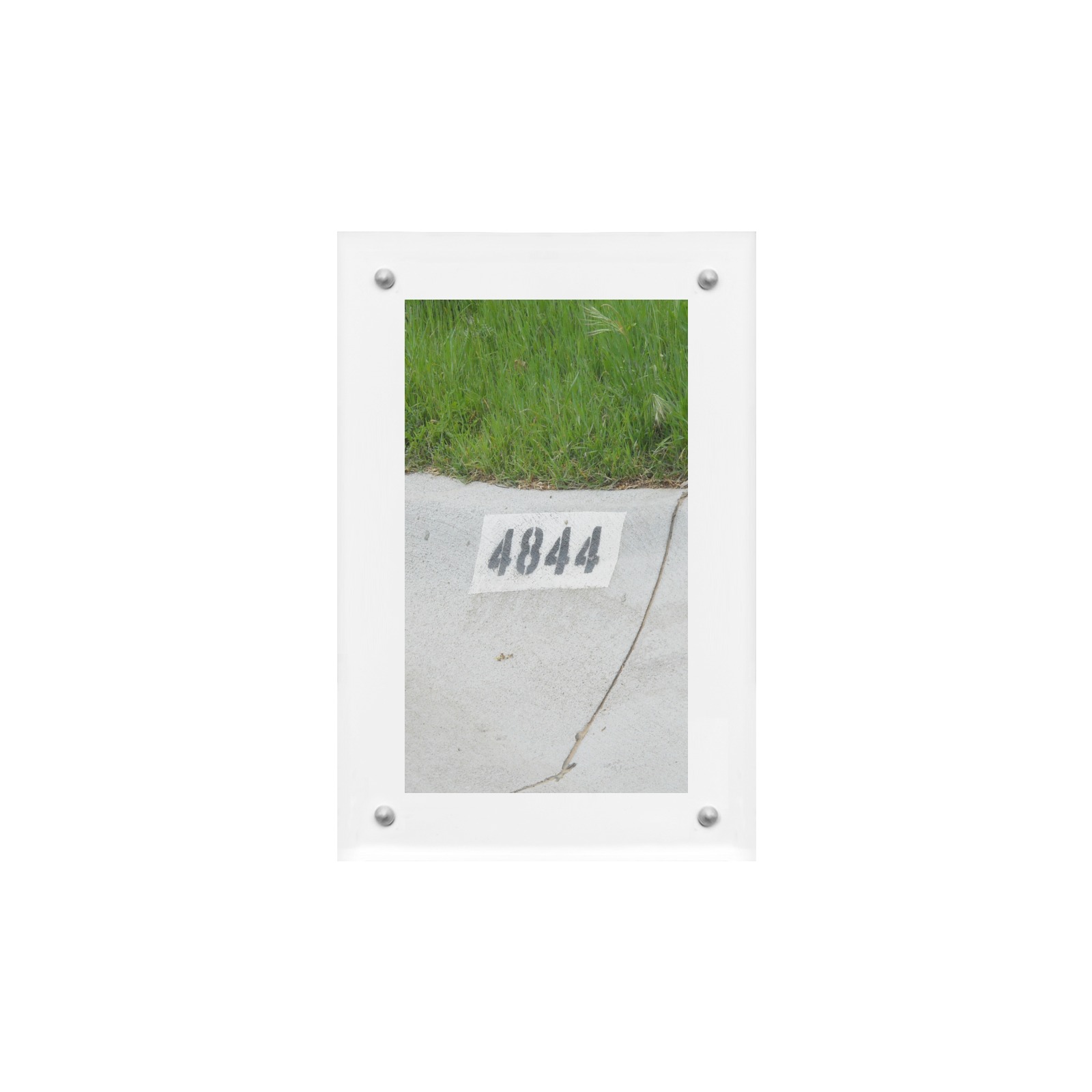 Street Number 4844 Acrylic Magnetic Photo Frame 4"x6"