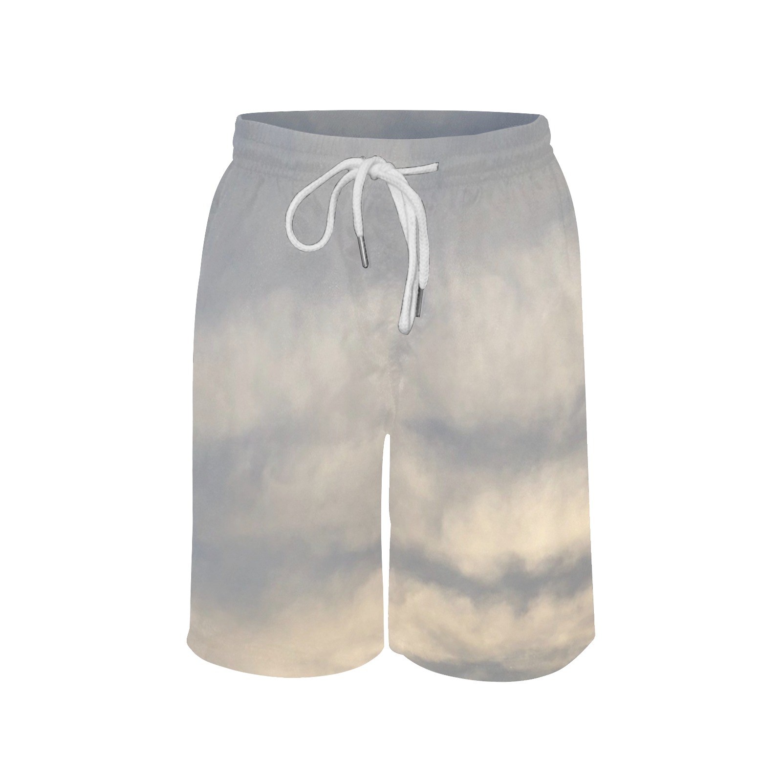 Rippled Cloud Collecction Boys' Casual Beach Shorts (Model L52)