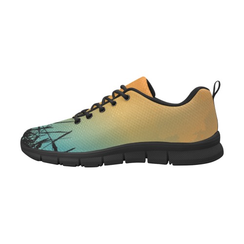 Sunset Colorful Men's Breathable Running Shoes (Model 055)