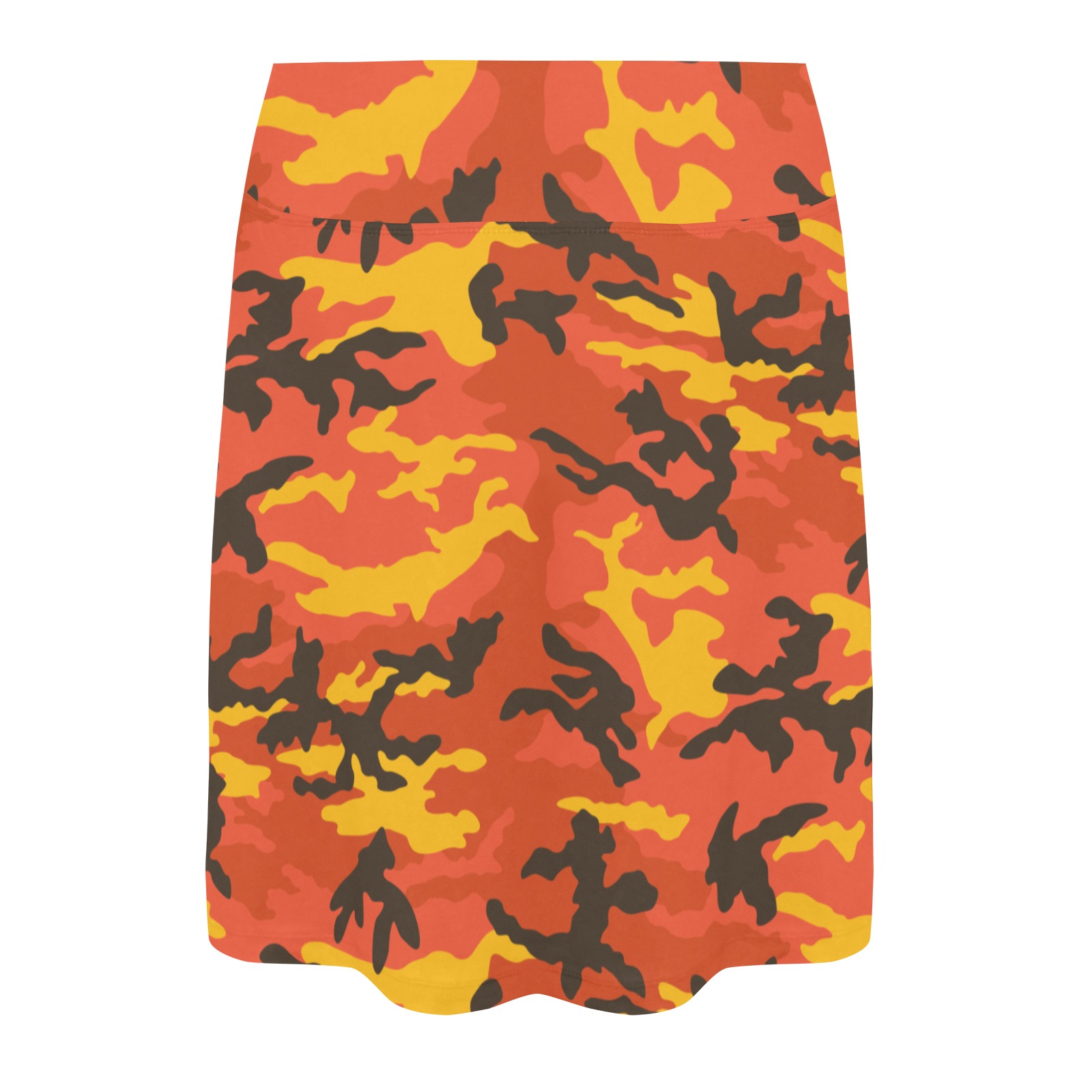 Forest-fire-ERDL Women's Athletic Skirt (Model D64)