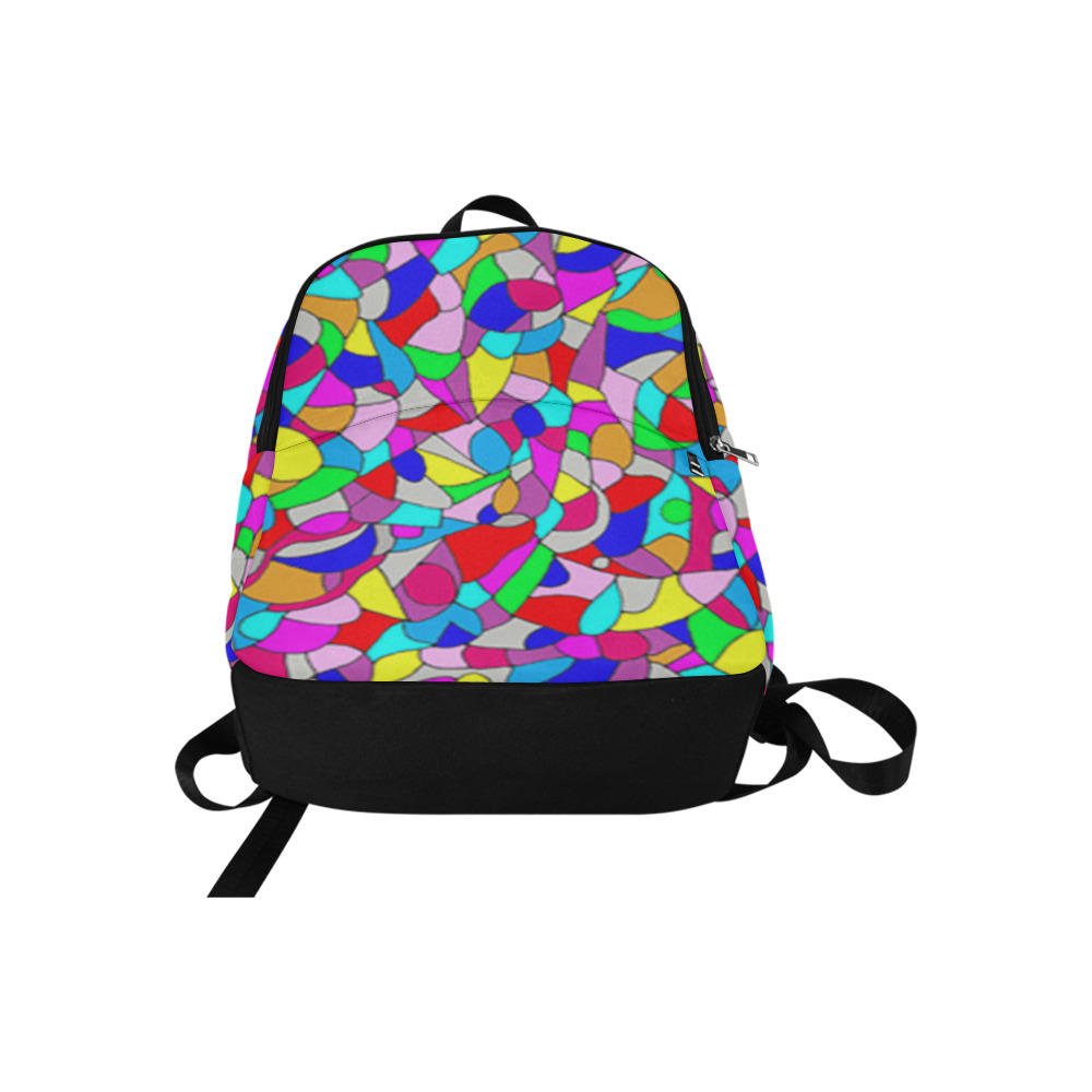 Abstract pebbles on a Beach Fabric Backpack for Adult (Model 1659)