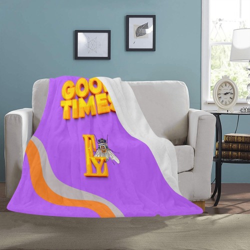 Good Times Collectable Fly Ultra-Soft Micro Fleece Blanket 50"x60"