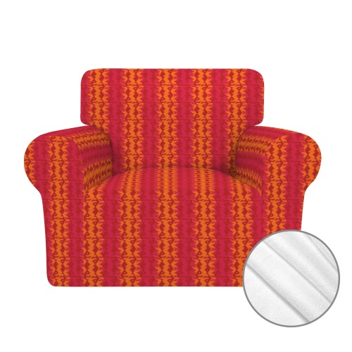 boho striped hot pink orange