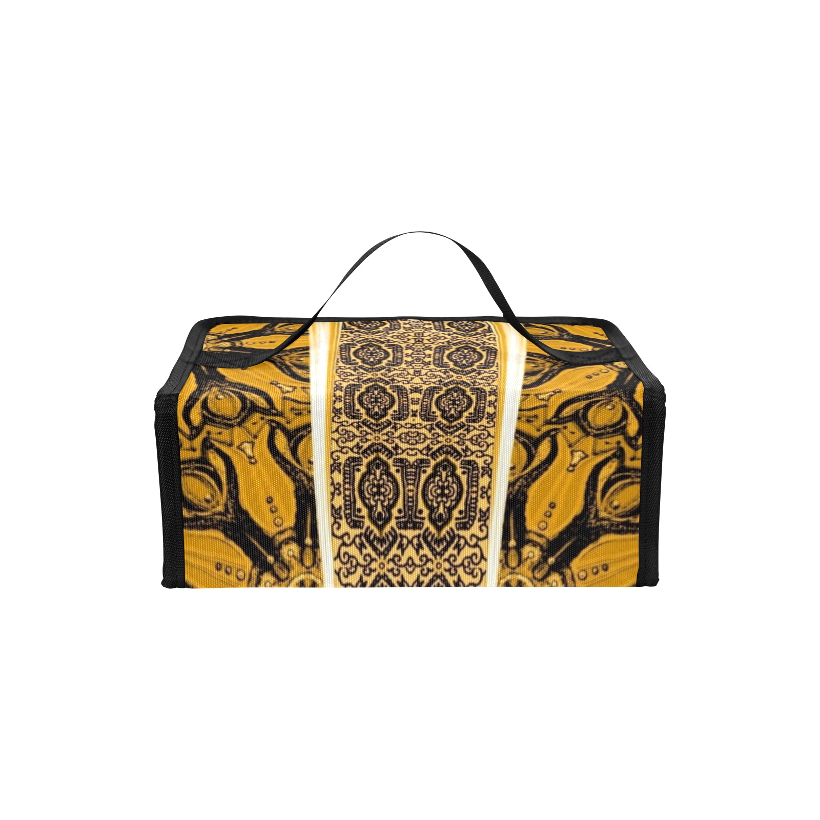 arabesques yellow Portable Lunch Bag (Model 1727)