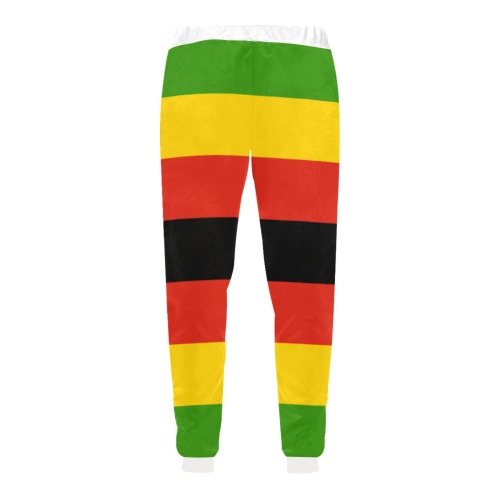 Flag_of_Zimbabwe.svg Men's All Over Print Sweatpants (Model L11)