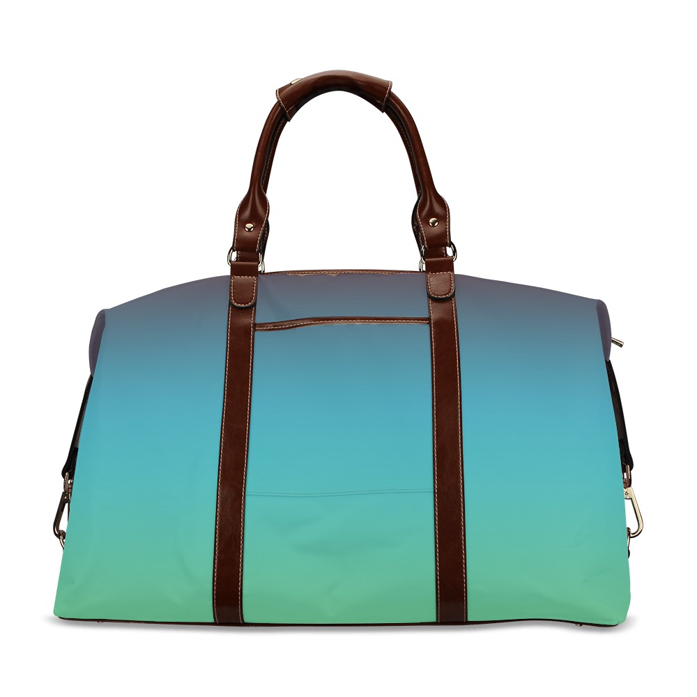 blu grn brn Classic Travel Bag (Model 1643) Remake