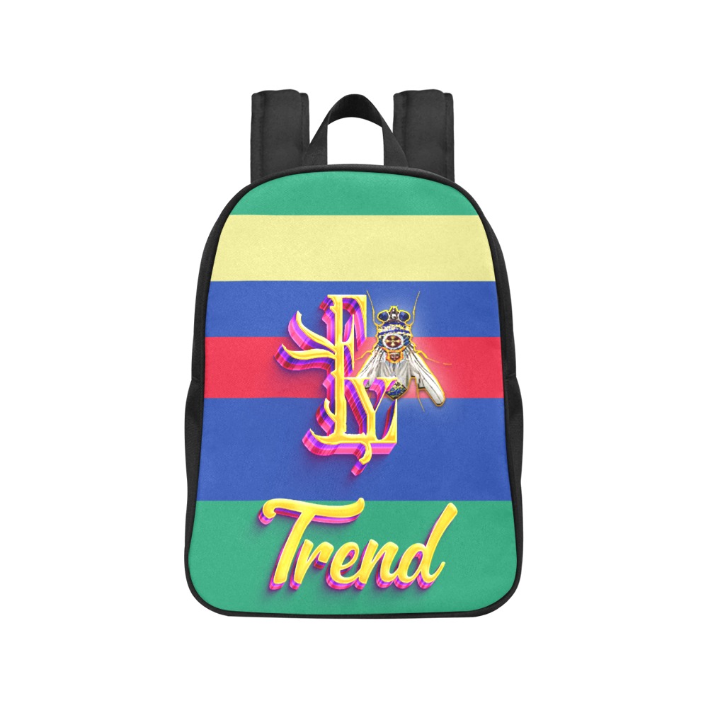 Trend Collectable Fly Fabric School Backpack (Model 1682) (Medium)