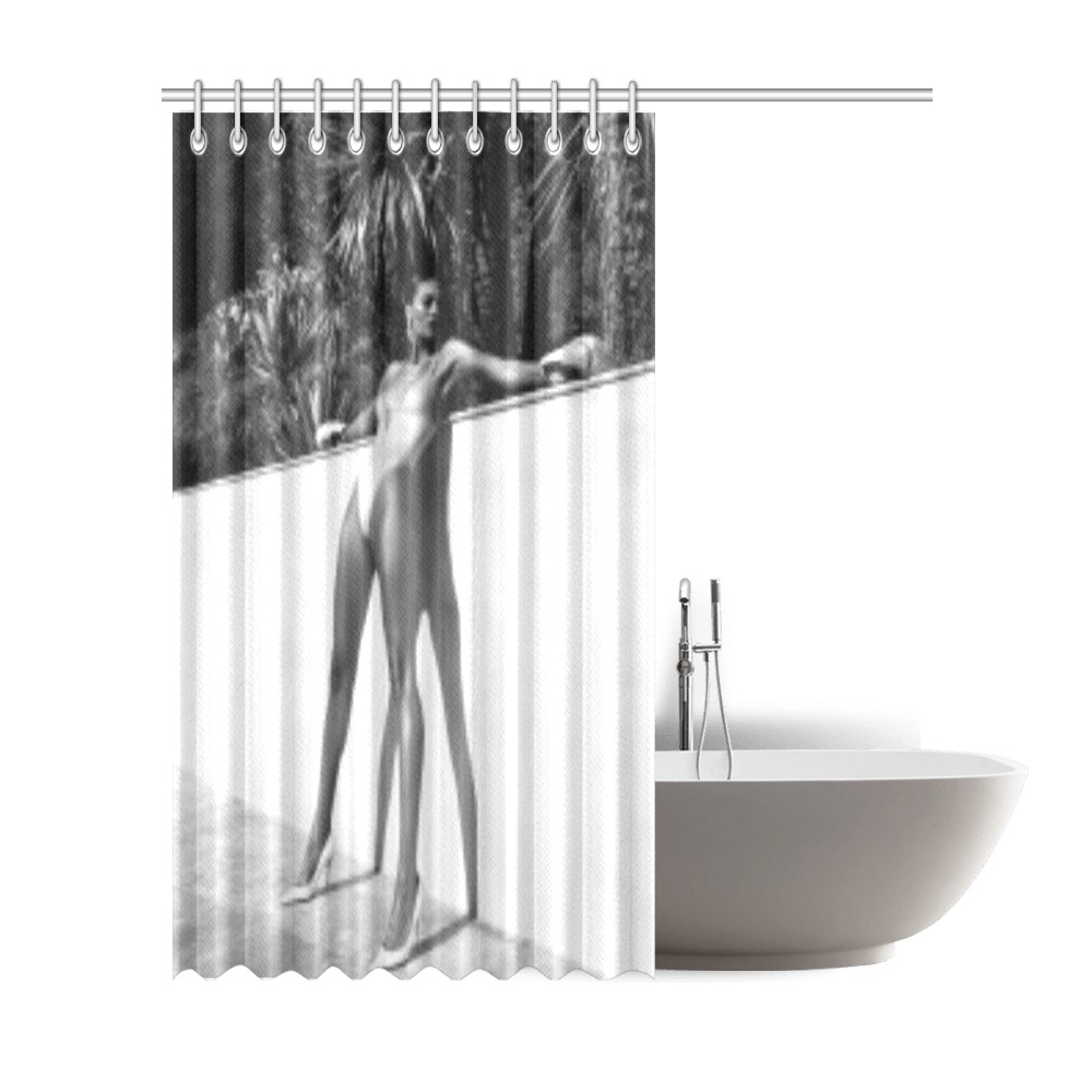 Woman Shower Curtain 72"x84"