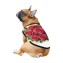 Rose pet vest All Over Print Pet Tank Top
