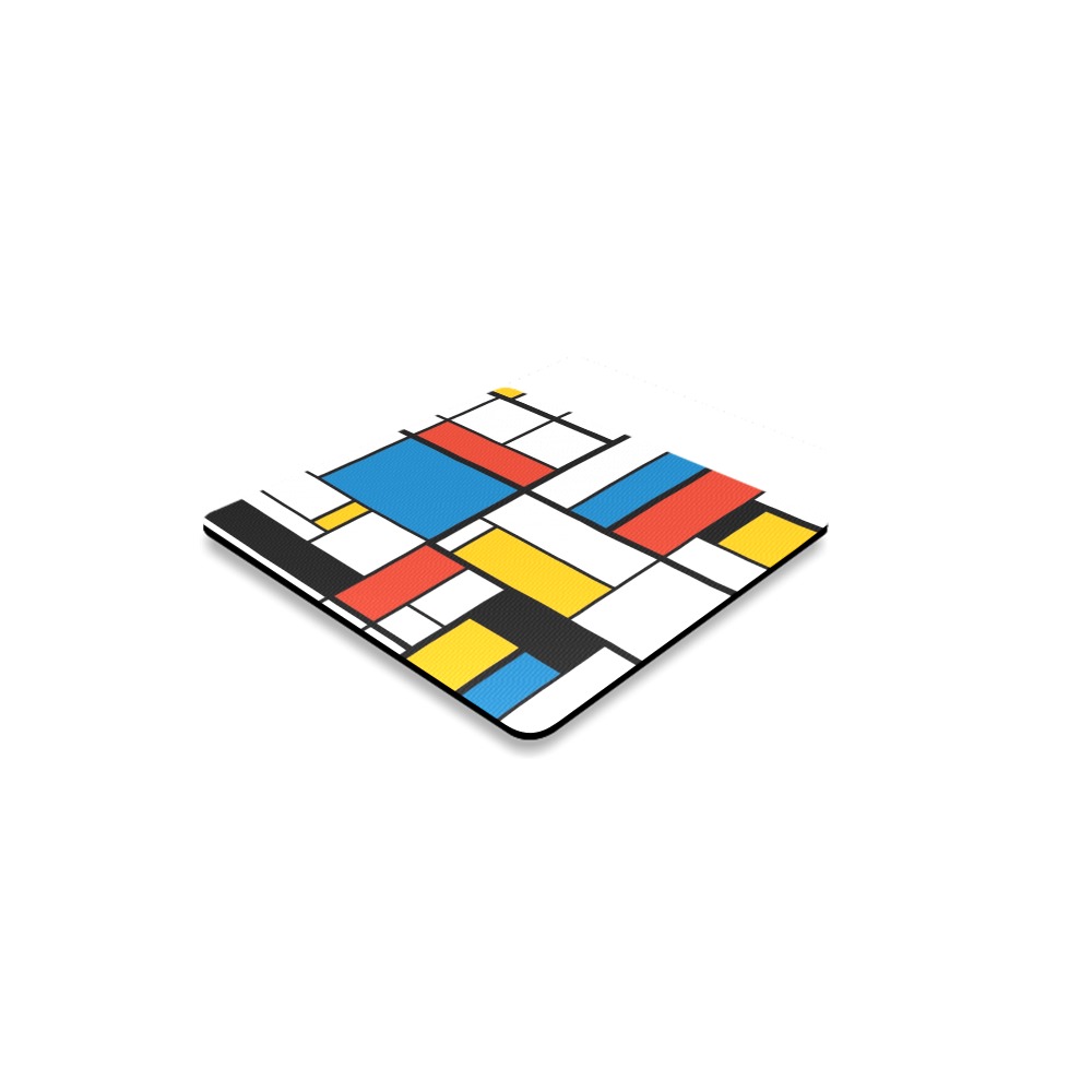 Mondrian De Stijl Modern Square Coaster