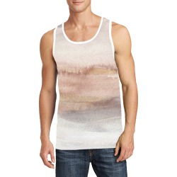 Watercolor paintbrush Men's All Over Print Tank Top (Model T57)