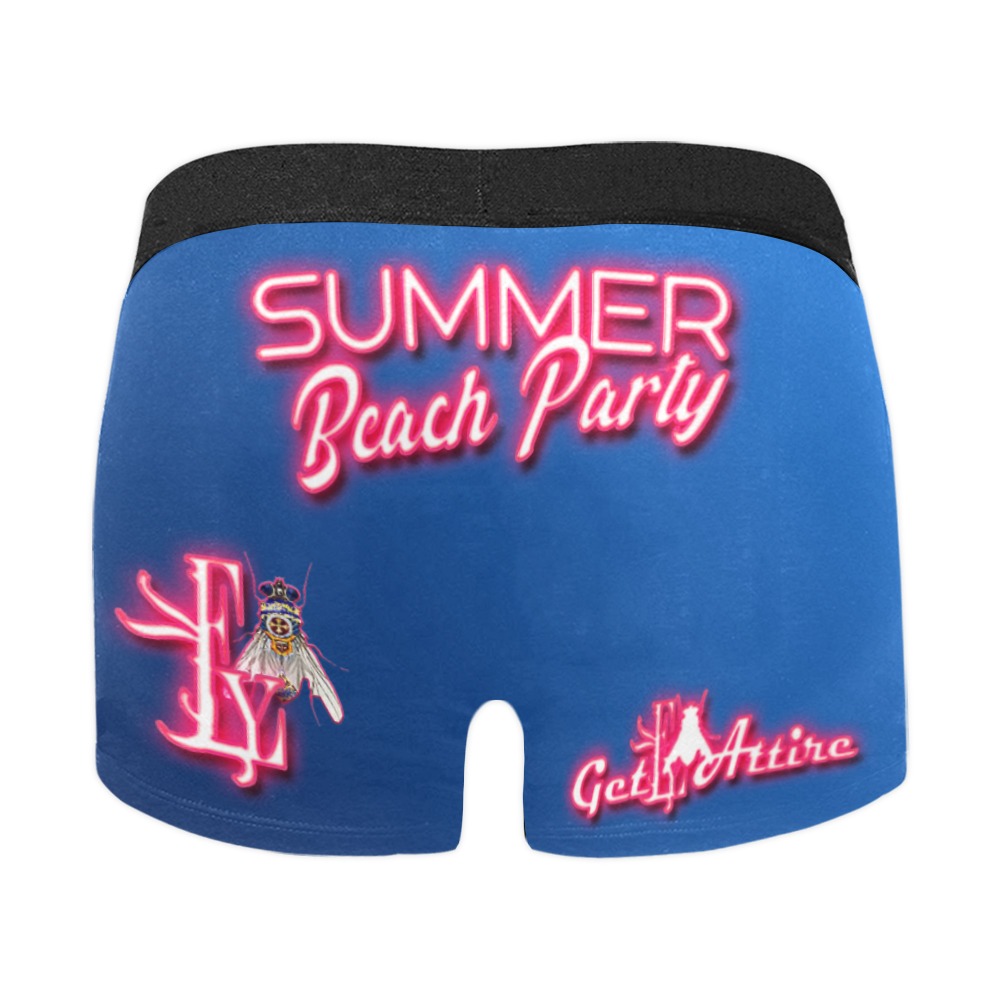 Summer Beach Party Collectable Fly Men's All Over Print Boxer Briefs (Model L10)