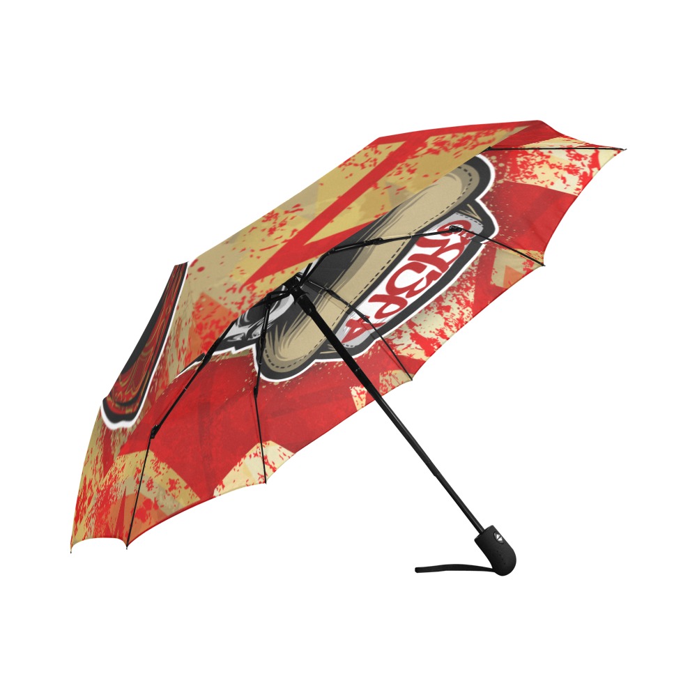 Skull head - Hat - San Francisco 49ers-umbrella Auto-Foldable Umbrella (Model U04)