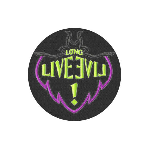 Long Live Evil Round Mousepad