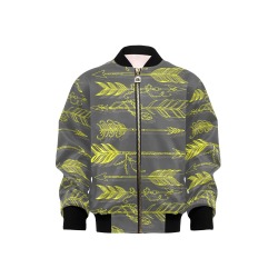 Arrows Kids' Bomber Jacket with Pockets (Model H40)