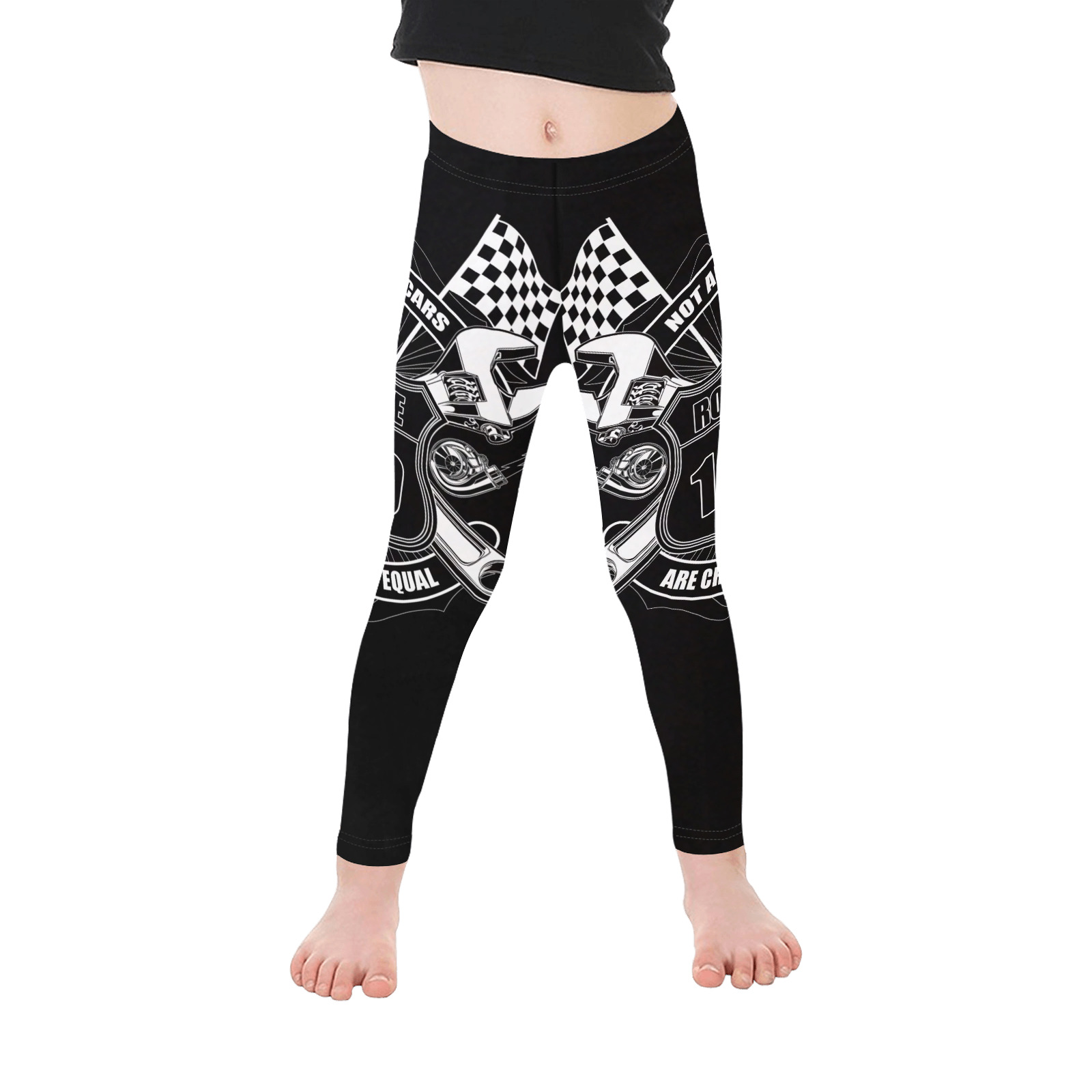Not All Cars Are Created Equal Kid's Ankle Length Leggings (Model L06)