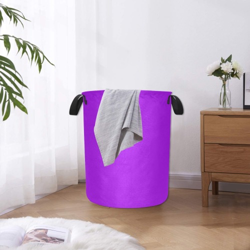 color dark violet Laundry Bag (Large)