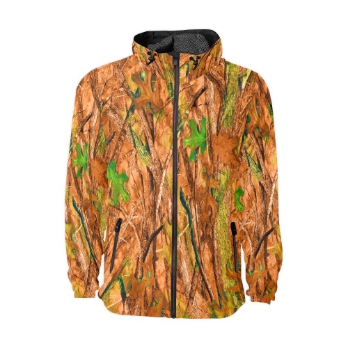 NOMON - Field to Stream to Couch - Enhanced Camo Unisex All Over Print Windbreaker (Model H23)