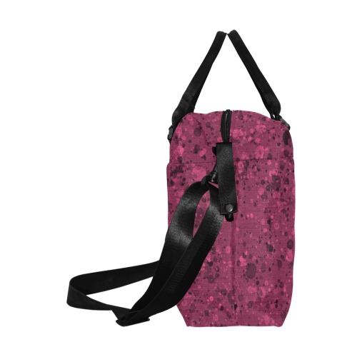Dark hot pink Large Capacity Duffle Bag (Model 1715)