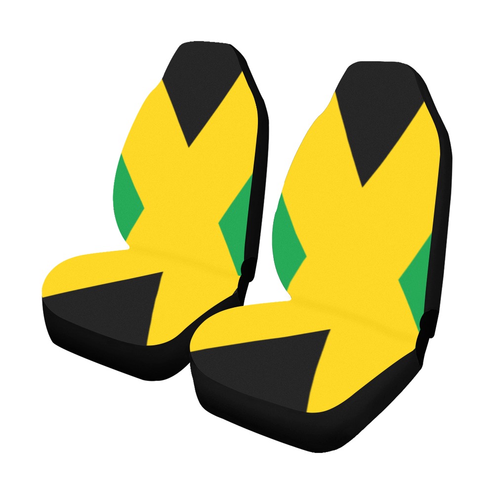 Flag_of_Jamaica.svg Car Seat Covers (Set of 2) ID D6341190