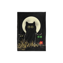 Night Cats Baby Blanket 30"x40"