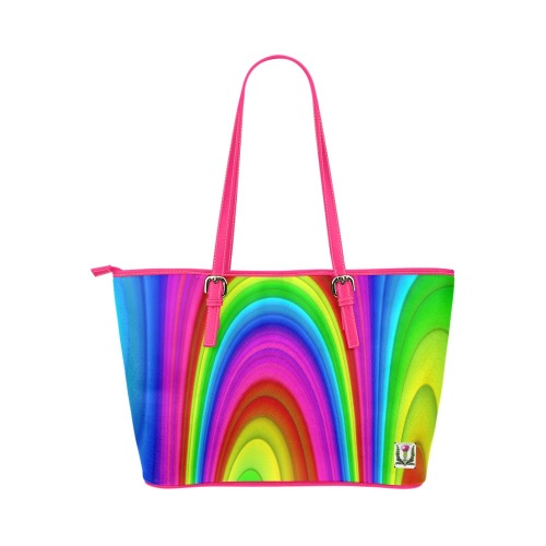Fairlings Delight's Rainbow Collection- 53086I1 Leather Tote Bag/Large (Model 1651)