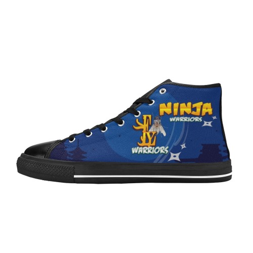 Ninja Warriors Collectable Fly Women's Classic High Top Canvas Shoes (Model 017)