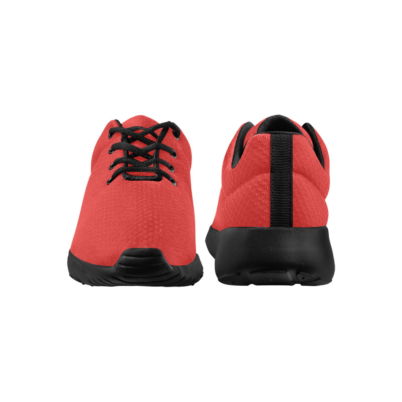 red Women's Athletic Shoes (Model 0200)