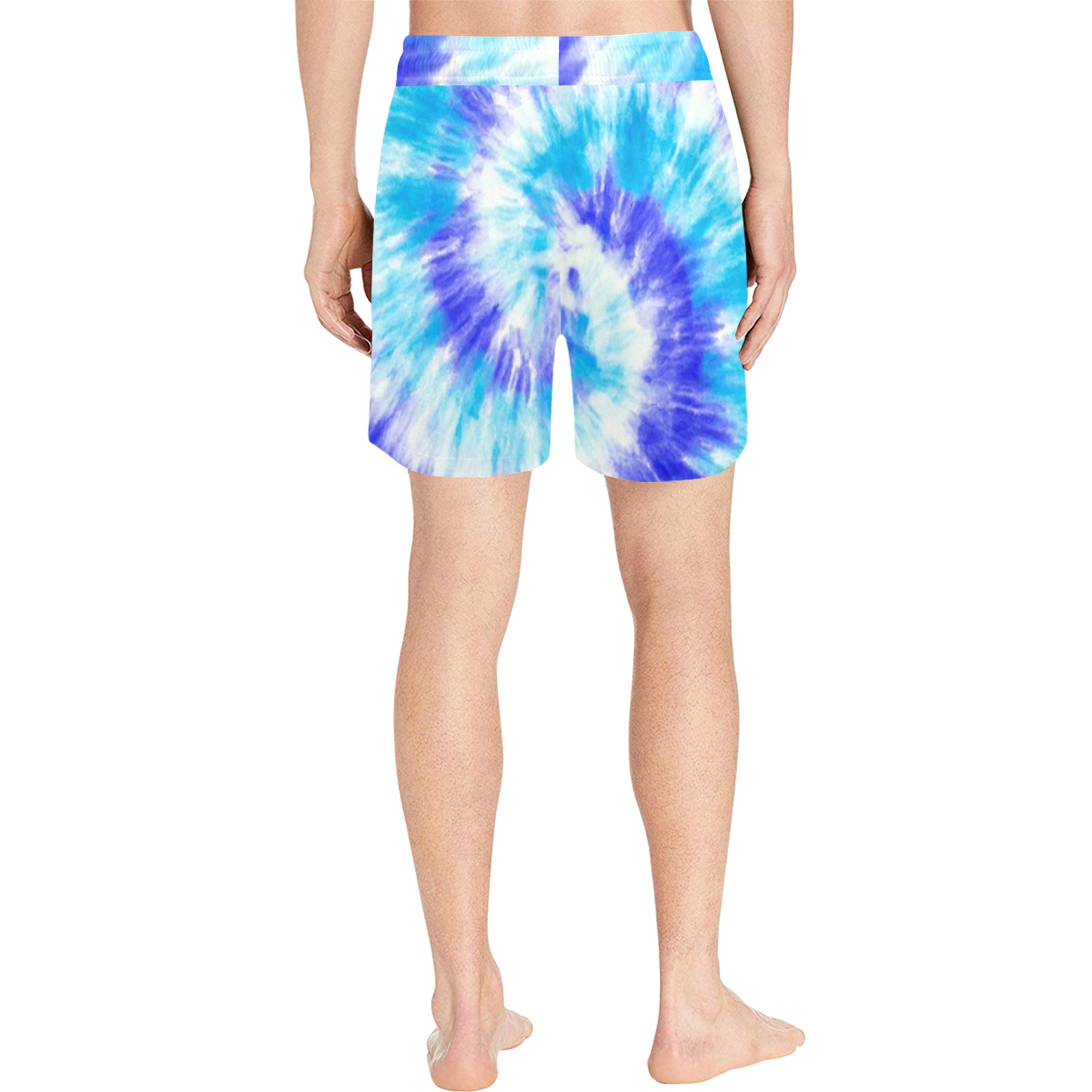bañado hombre azulones Men's Mid-Length Swim Shorts (Model L39)