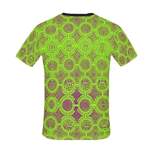 AFRICAN PRINT PATTERN 2 All Over Print T-Shirt for Men (USA Size) (Model T40)