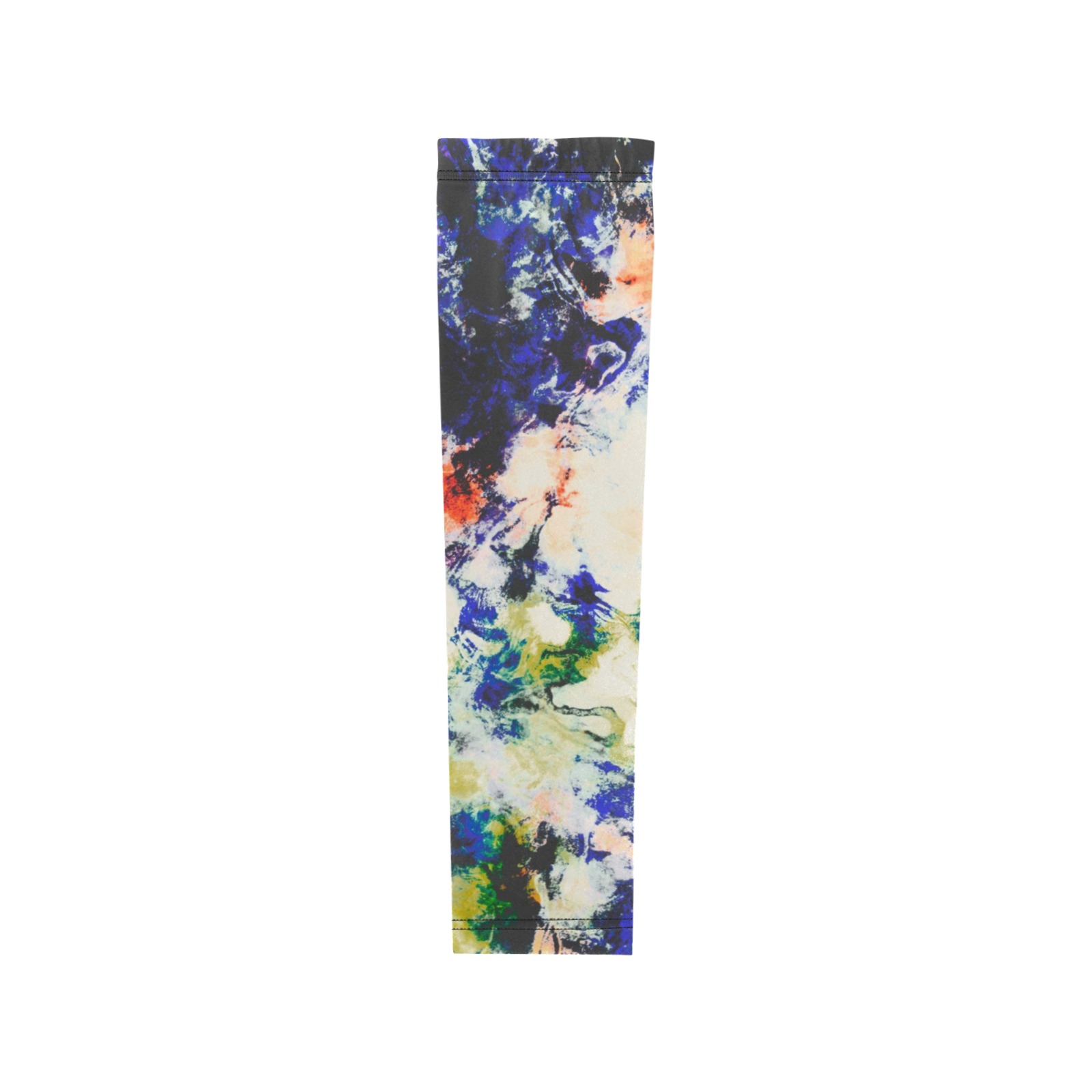Modern watercolor colorful marbling Arm Sleeves (Set of Two)