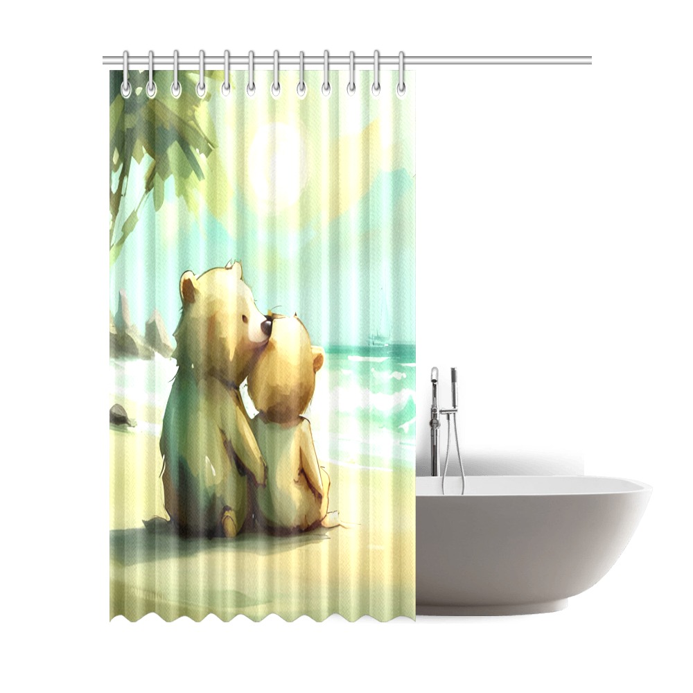 Little Bears 7 Shower Curtain 72"x84"
